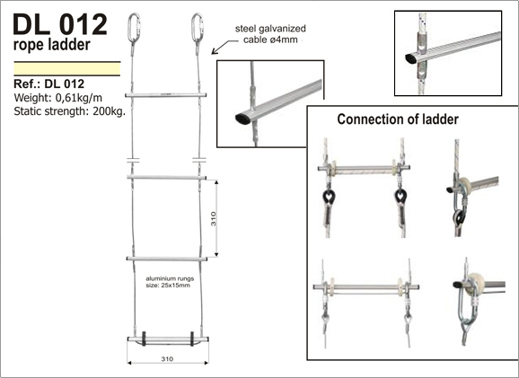 PROTEKT DL 012 - Rope Ladders