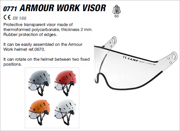 CAMP 0771 - Armour Work Visor