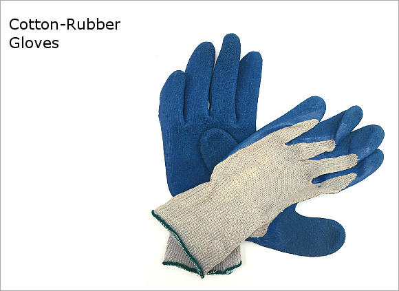 Cotton-Rubber Glove