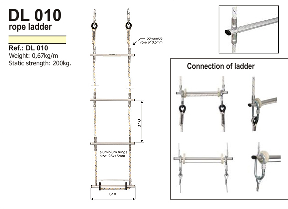 PROTEKT DL 010 - Rope Ladders