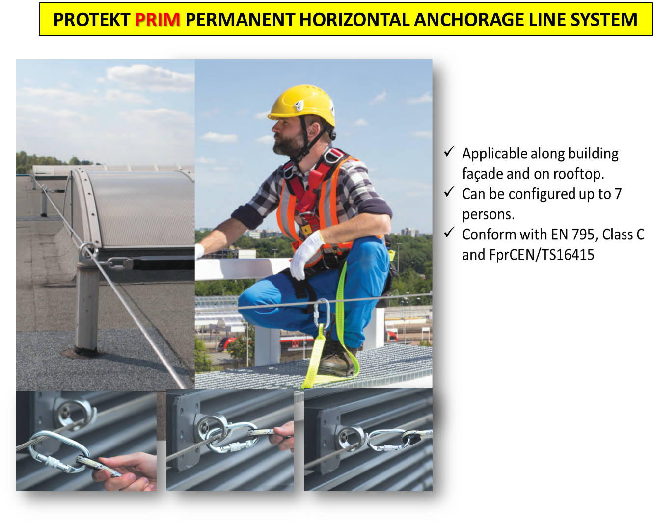 - PROTEKT Permanent Horizontal Anchorage Line System | Max Safety ...