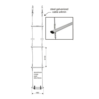 PROTEKT DL 011 - Rope Ladders