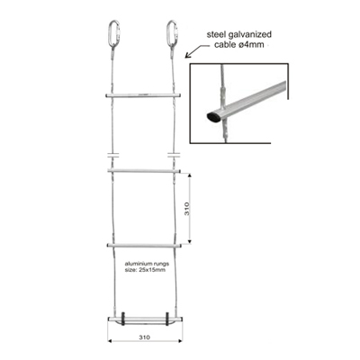 PROTEKT DL 012 - Rope Ladders